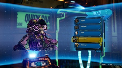 Borderlands testine skin - 3, +