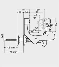 Fermaimposte acciaio inox - fermaimposte,