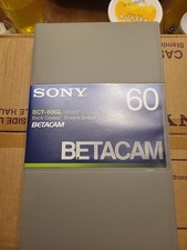 Sony Betacam Tape BCT-60GL Giappone NOS 