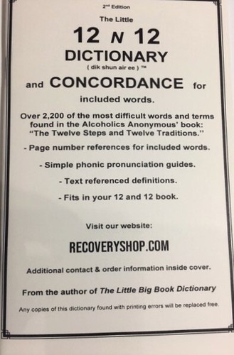 Twelve steps and - twelve,