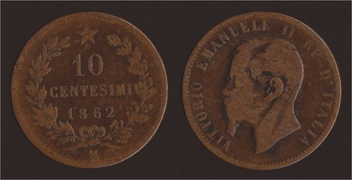 Centesimi 1862 milano - centesimi,