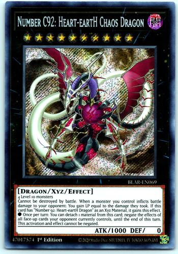 Yugioh numero c92 - numero,