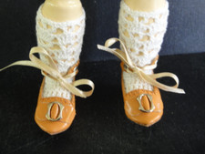 Scarpe In Pelle Per Bambole