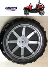 PEG PEREGO  -  1 RUOTA POSTERIORE POLARIS RANGER RZR 24 VOLT -nuovo-Italia