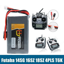 Batteria Lipo 7,4 V 2200 mAh 2S 8C JST per raggio Futaba 14SG 16SZ 18SZ 4PLS T6K RC
