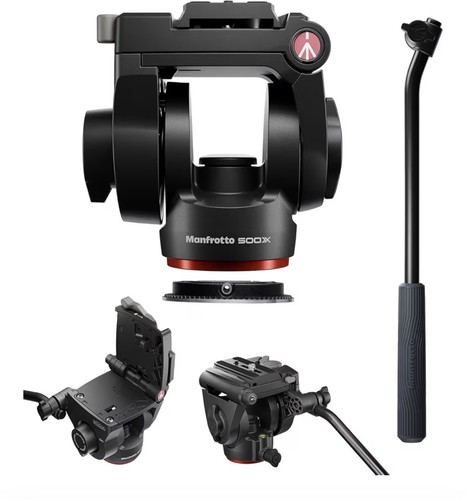 Manfrotto 500x testa - 500x, fluida
