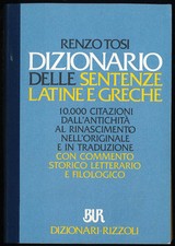 Dizionario delle sentenze latine e greche