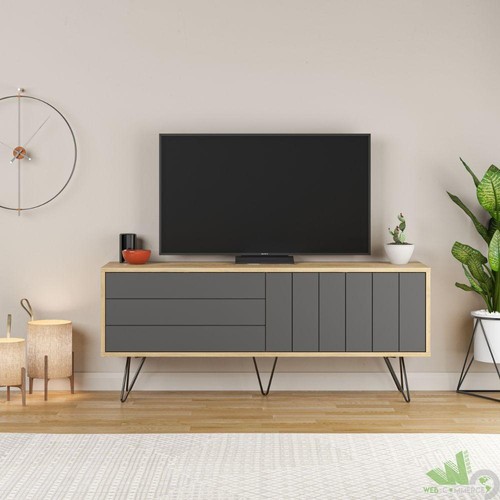 Mobile porta basso rovere - basso,
