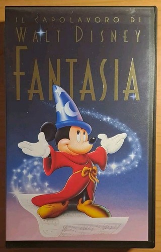 Vhs walt disney fantasia - -,