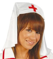 Cuffia da infermiera copricapo con croce rossa