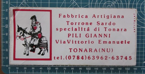Torrone sardo tonara - sardo, (nu)