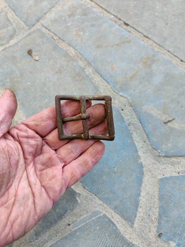 Ww1 fibbia da cinturone - -,