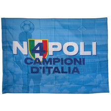Bandiera Napoli 4 Scudetto -