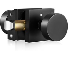 Pomello porta nero opaco