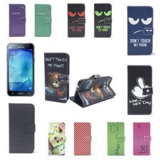 Custodia Cellulare Per Samsung Galaxy J1 2015 Cover Protezione Motivo Wallet Neu