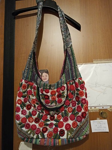 Borsa sacca fiori - , rossi