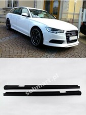 AUDI A6 C7 2011-2018 BERLINA/AVANT MINIGONNE LATERALI MODANATURE TUNING-mostra i