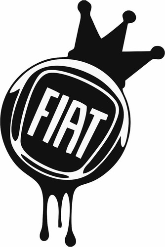 Adesivi logo fiat - fiat, tuning
