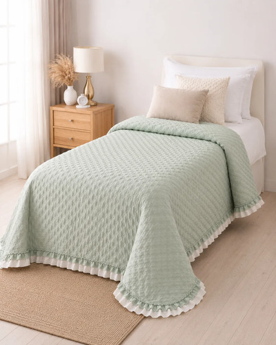 Trapuntino singolo shabby chic - trapuntino,