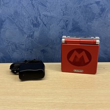 Nintendo Game Boy Advance GBA SP Shell Originale Super Mario AGS 001 Gameboy