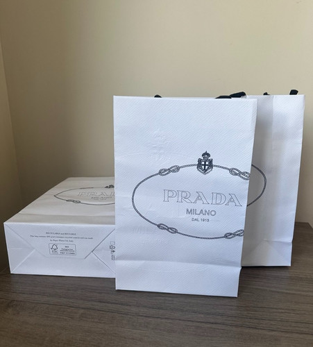 Borsa carta bianca - di, nuova