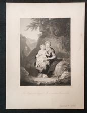 FUGA IN EGITTO ANTICA STAMPA