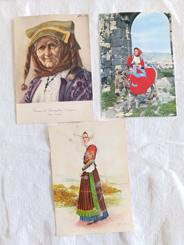 Cartoline costumi sardi - 3,