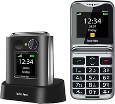 Telefono Cellulare Senior Ultra Compatto Tasto SOS Bluetooth HAC Tasti Parlanti