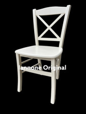 SEDIA AVORIO  IN LEGNO  SEDUTA
