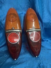 Coppia Plastiche Fanali Posteriori Fiat 1100 103 H e  1200 Granluce Nos Carello