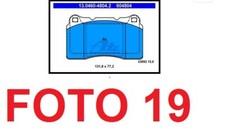 SERIE PASTIGLIE FRENO ANTERIORE RENAULT MEGANE III COUPE' 2.0RS-VOLVO S60I-V70