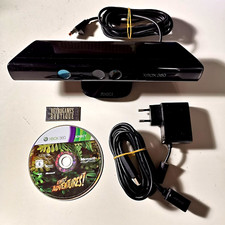 Barra Sensore KINECT + ALIMENTATORE + Gioco KINECT ADVENTURES Xbox 360