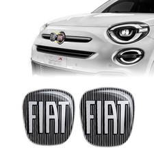 Adesivi 3D Logo Fiat Nero 2