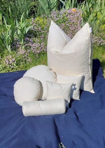 Cuscino fodera con - fodera, piume