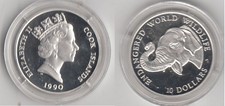 isole cook - 10 dollari 1990 - fauna minacciata