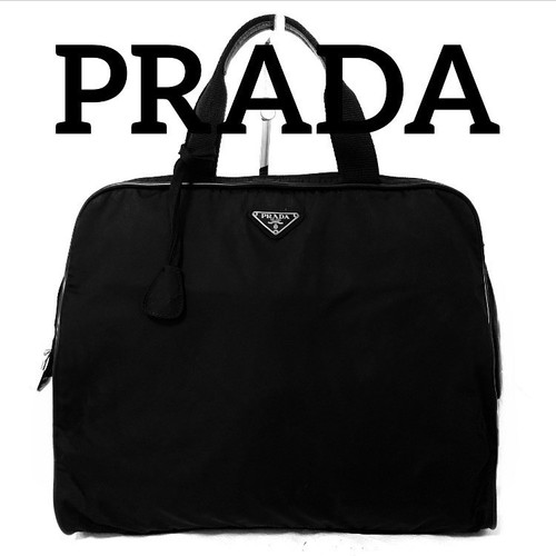 Borsa tote prada nylon - nylon, nero