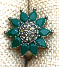 ANELLO VINTAGE FIORE CON GEMME