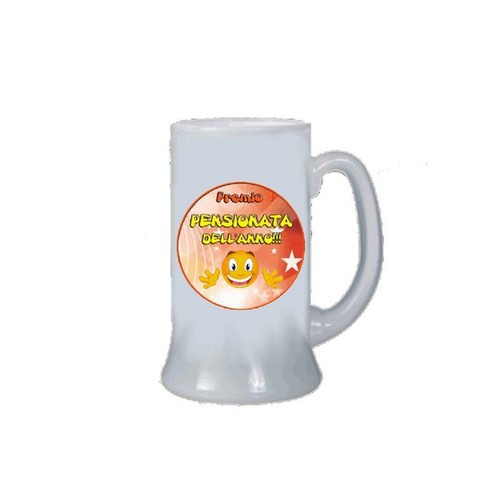 Boccale birra bicchiere donna