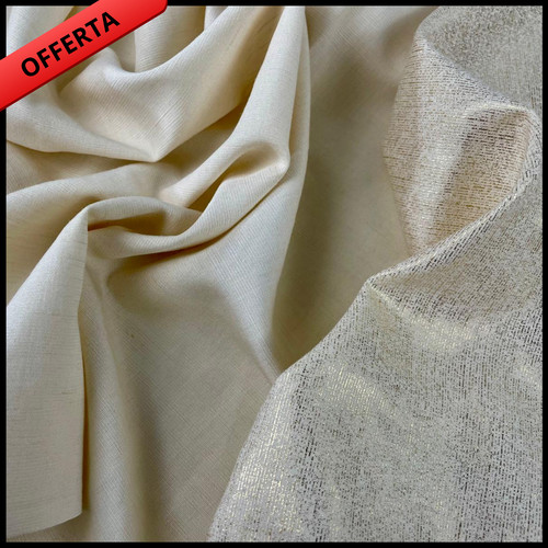 Tessuto lino viscosa - ,