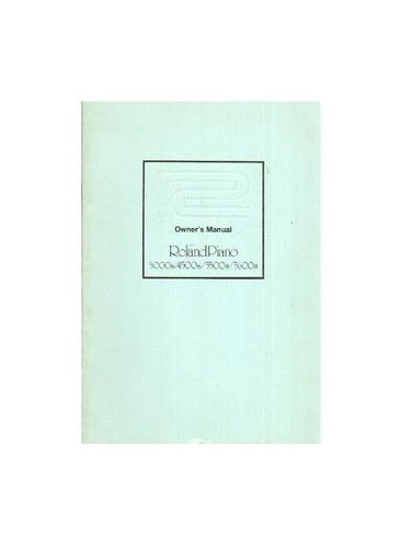 Roland piano 3000s manuale - piano,