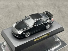 Kyosho 1/64 Porsche collection2 911 GT2 996 2002 modellino auto pressofuso nero 13G3