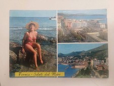  Cartolina FORMIA Latina  Vedutine Con PIN Up Postcard Ragazza In Bikini ?