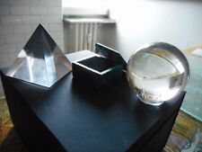 PICCOLA SCATOLA MALACHITE, PIRAMIDE E SFERA DI CRISTALLO