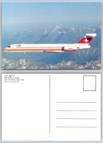 Cartolina continental cta md87 - cartolina,
