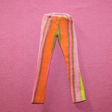 Pantalon rayé vintage pour