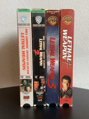 Lethal weapon complete vhs - weapon, 1-4