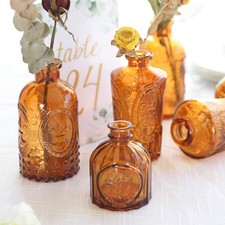6 VASI FIORI ORO decorativi
