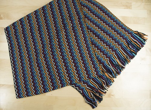 Sciarpa oblunga missoni verde - sciarpa,