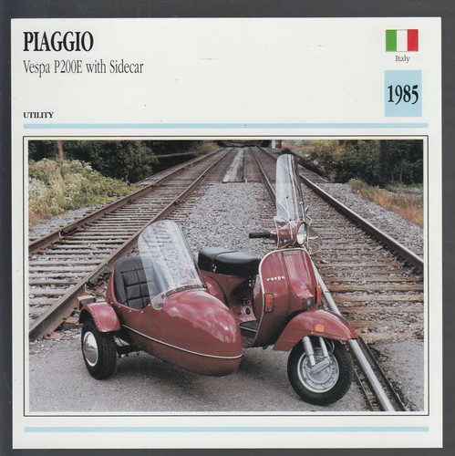 Scheda fotografica moto