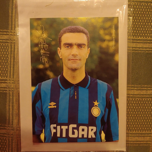 Cartolina calcio inter - cartolina,